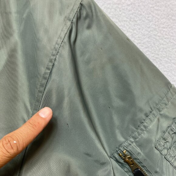 VINTAGE Nordic Army Bomber Jacket Mens 2XL Reversible Operation Iraqi Freedom - Picture 10 of 16